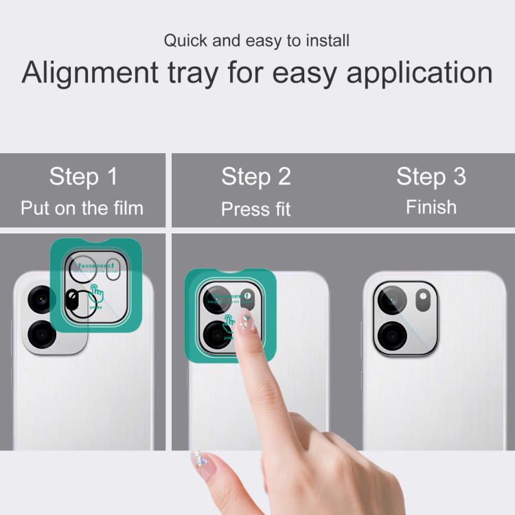 For OnePlus Turbo 6V imak HD Glass Rear Camera Lens Film, Self-positioning Version