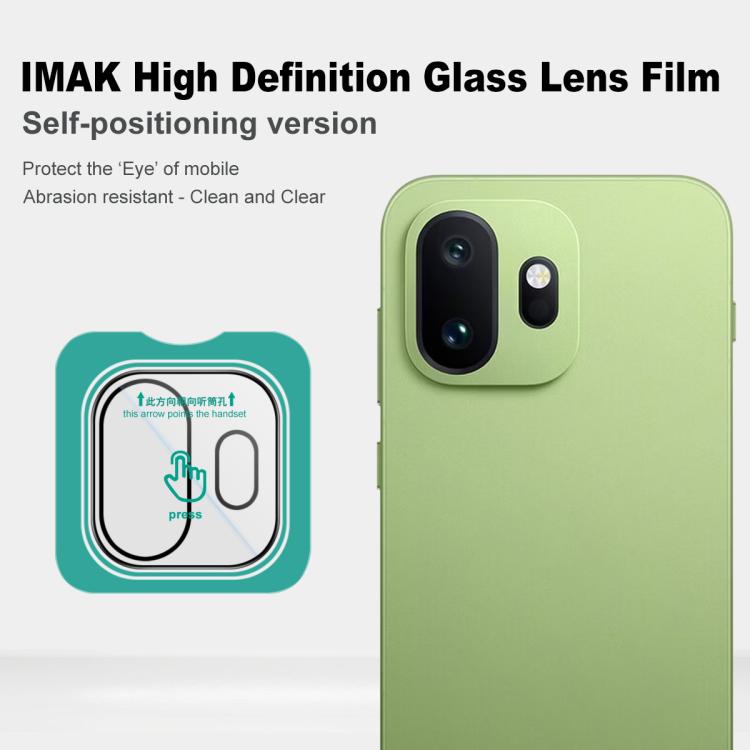 For OnePlus 15T imak HD Glass Rear Camera Lens Film, Self-positioning Version