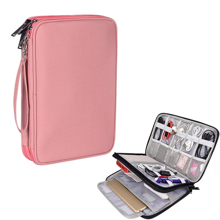SM01 Multi-function Waterproof Double Layer Data Cable Earphone U Disk Digital Accessories Storage Bag, Size: S