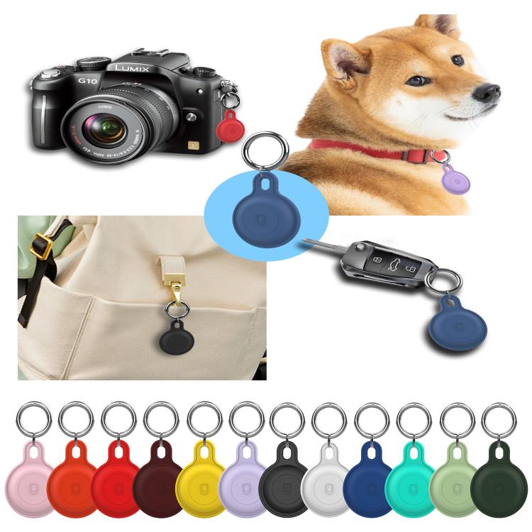 For AirTag 2nd Gen / AirTag 1st Gen IP68 Waterproof Protective Case with Keychain