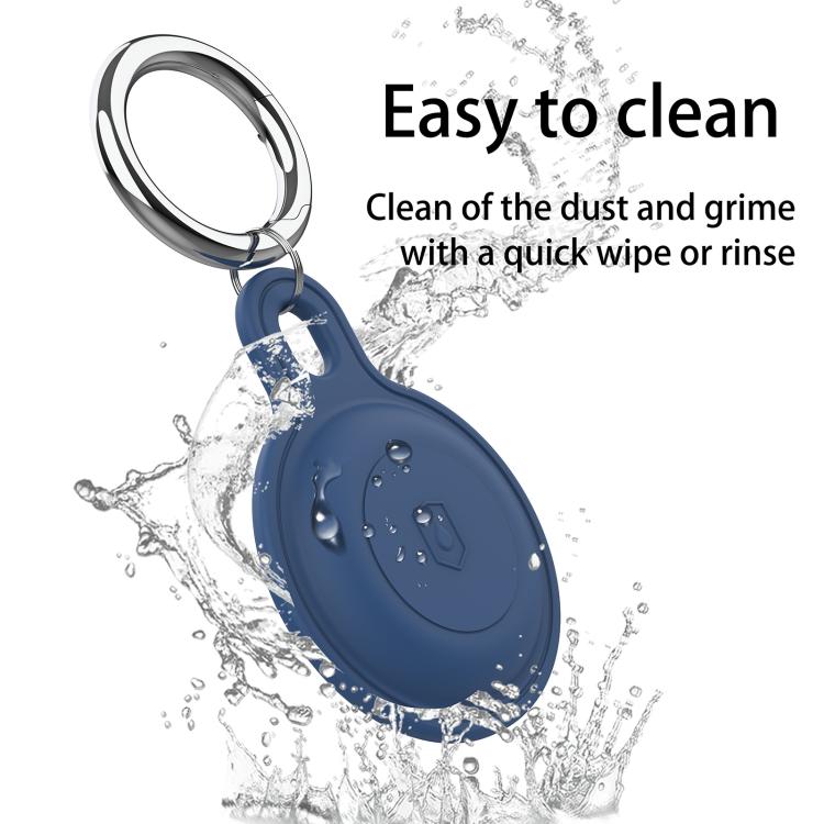 For AirTag 2nd Gen / AirTag 1st Gen IP68 Waterproof Protective Case with Keychain
