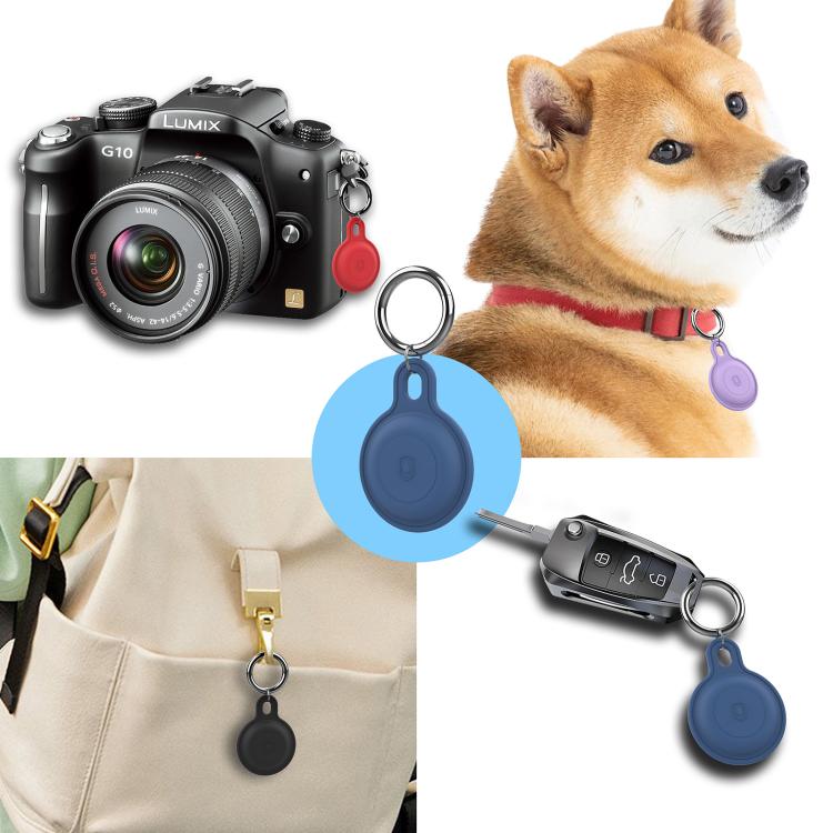 For AirTag 2nd Gen / AirTag 1st Gen IP68 Waterproof Protective Case with Keychain