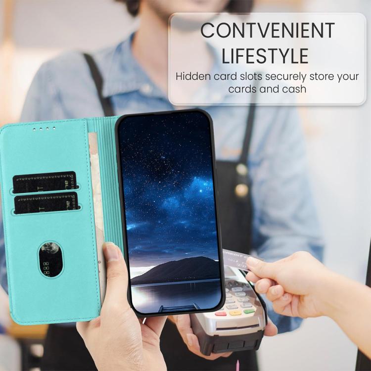 For iPhone 12 mini Strong Magnetic Frosted Flip Leather Phone Case