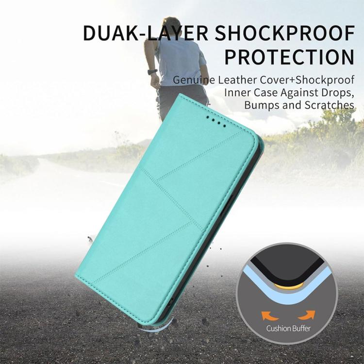 For iPhone 17 Pro Strong Magnetic Frosted Flip Leather Phone Case
