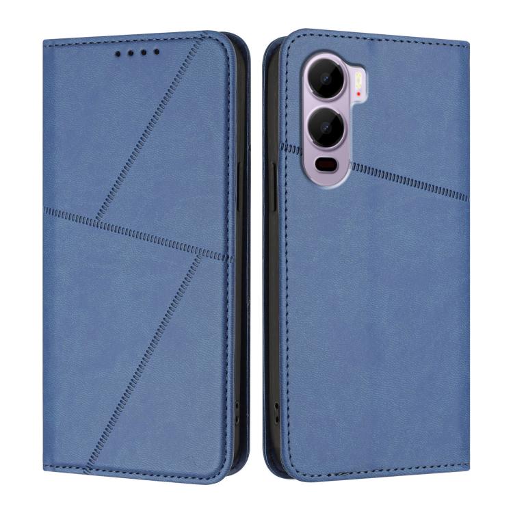 For Itel City 200 4G Strong Magnetic Frosted Flip Leather Phone Case
