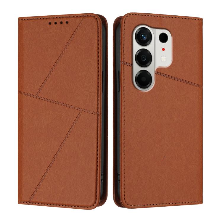 For Tecno Camon 50 4G Strong Magnetic Frosted Flip Leather Phone Case