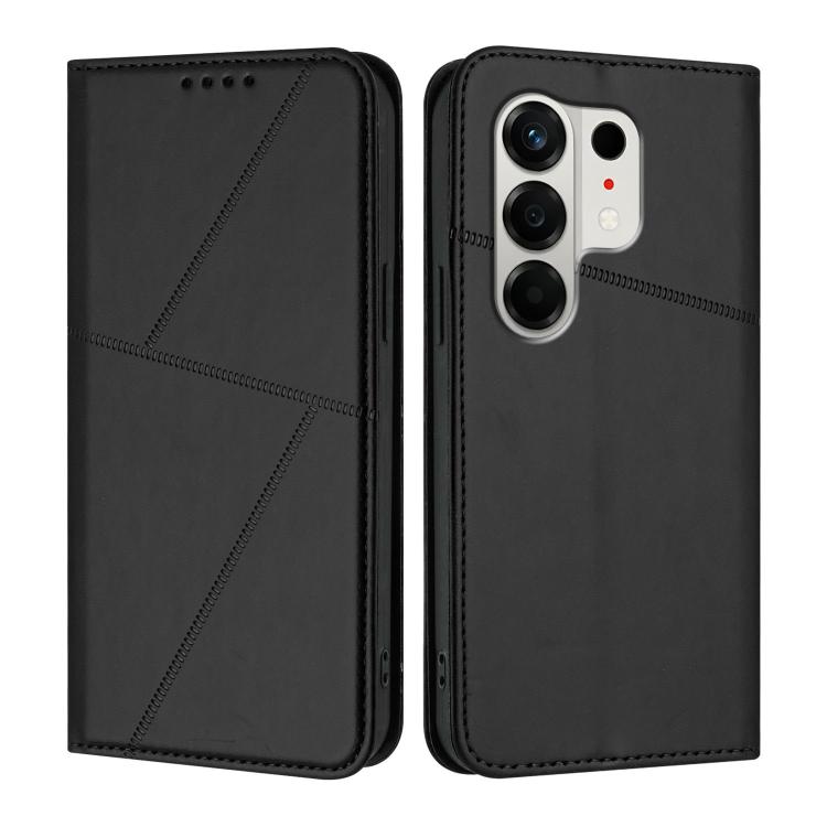 For Tecno Camon 50 4G Strong Magnetic Frosted Flip Leather Phone Case