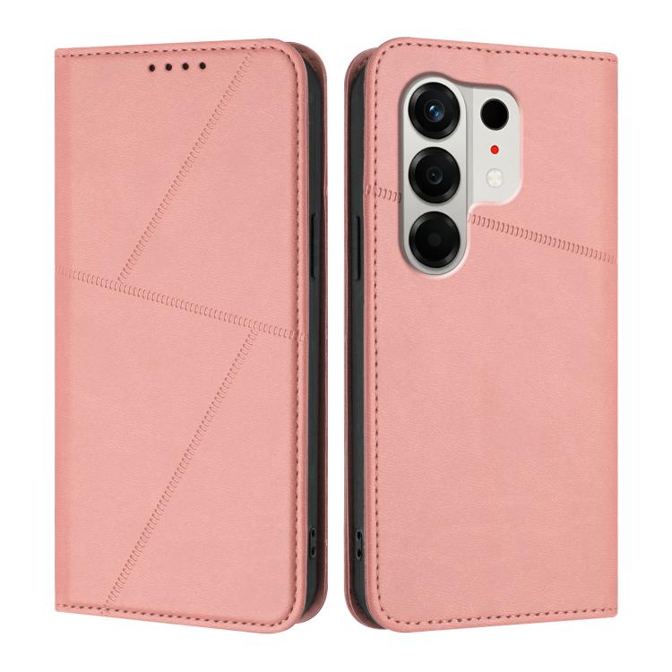 For Tecno Camon 50 4G Strong Magnetic Frosted Flip Leather Phone Case