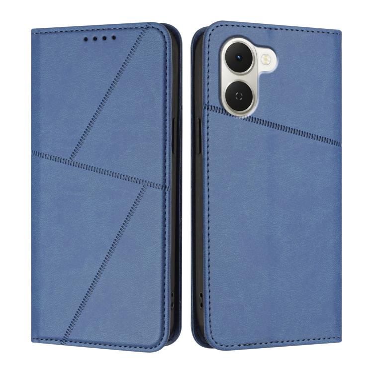 For Tecno Spark Go 3 / Pop 20 4G Strong Magnetic Frosted Flip Leather Phone Case