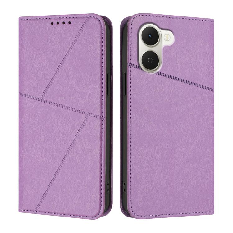 For Tecno Spark Go 3 / Pop 20 4G Strong Magnetic Frosted Flip Leather Phone Case