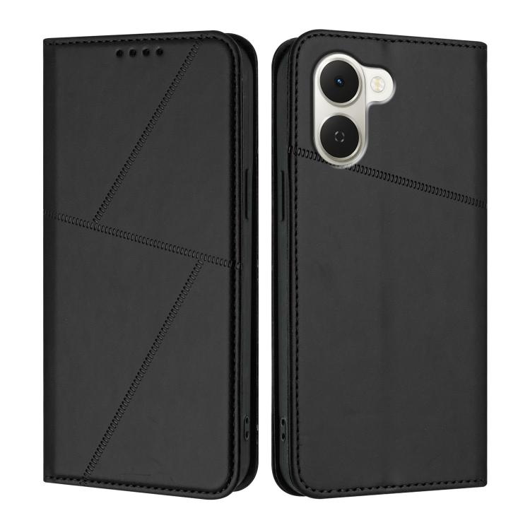 For Tecno Spark Go 3 / Pop 20 4G Strong Magnetic Frosted Flip Leather Phone Case