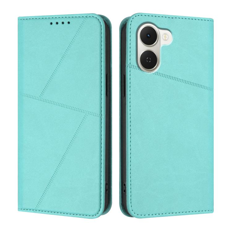 For Tecno Spark Go 3 / Pop 20 4G Strong Magnetic Frosted Flip Leather Phone Case