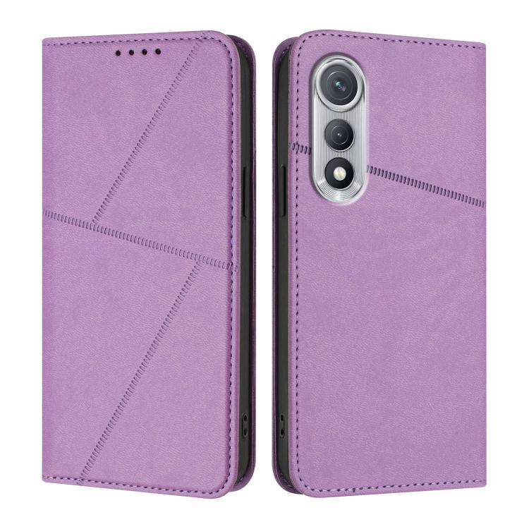 For Tecno Pova Curve Strong Magnetic Frosted Flip Leather Phone Case