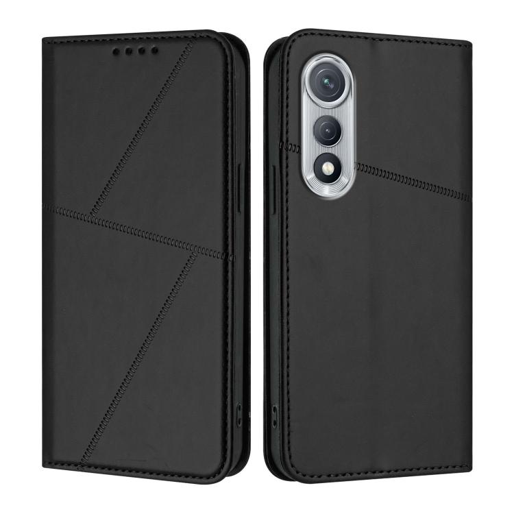 For Tecno Pova Curve Strong Magnetic Frosted Flip Leather Phone Case