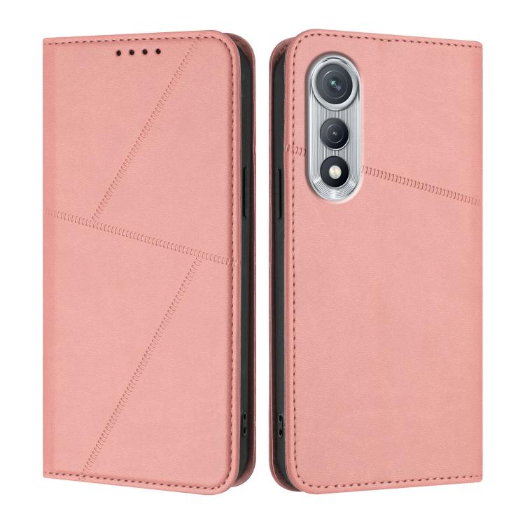 For Tecno Pova Curve Strong Magnetic Frosted Flip Leather Phone Case