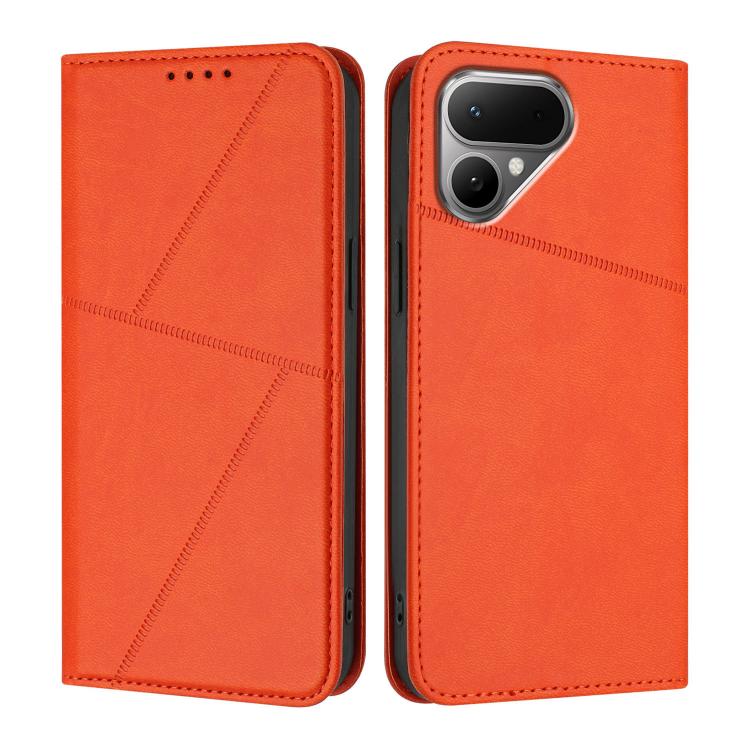For Tecno Pova Curve 2 5G Strong Magnetic Frosted Flip Leather Phone Case