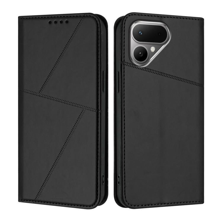 For Tecno Pova Curve 2 5G Strong Magnetic Frosted Flip Leather Phone Case