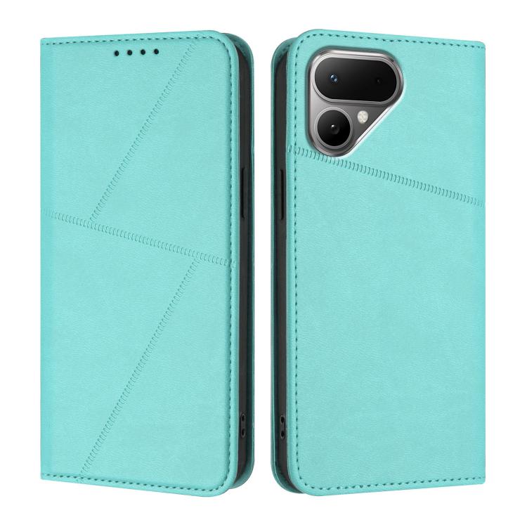 For Tecno Pova Curve 2 5G Strong Magnetic Frosted Flip Leather Phone Case