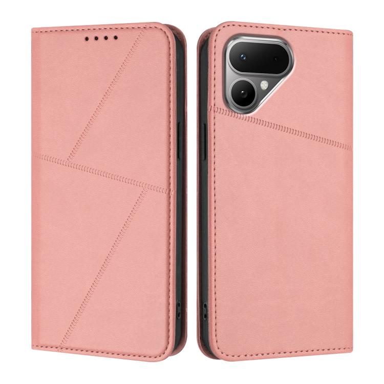 For Tecno Pova Curve 2 5G Strong Magnetic Frosted Flip Leather Phone Case