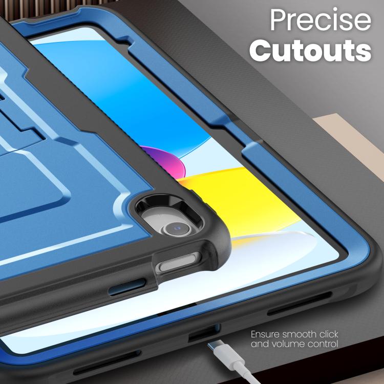 For iPad 2025 / 2022 Honeycomb Stand TPE Hydric PC Tablet Case