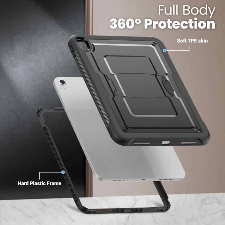 For iPad 2025 / 2022 Honeycomb Stand TPE Hydric PC Tablet Case