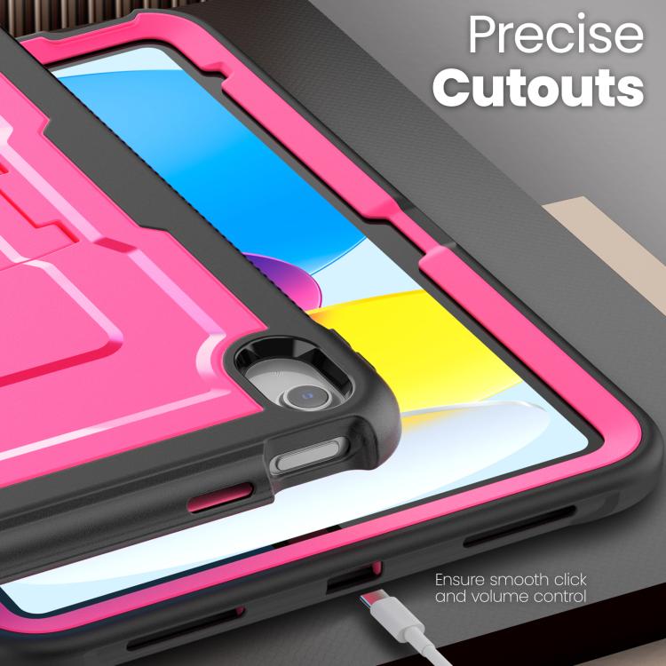 For iPad 2025 / 2022 Honeycomb Stand TPE Hydric PC Tablet Case