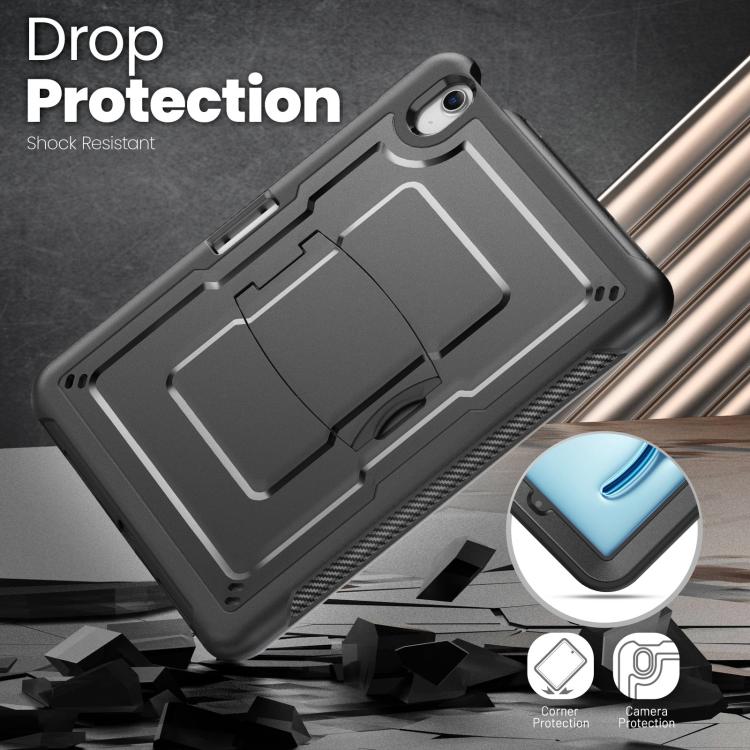 For iPad Air 11 2026 / 2025 / 2024 Honeycomb Stand TPE Hydric PC Tablet Case