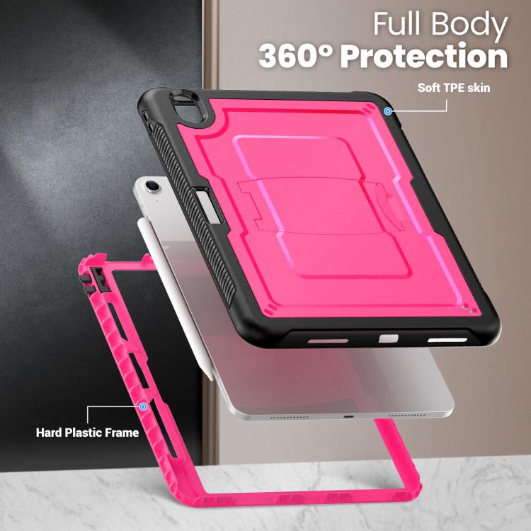 For iPad Air 11 2026 / 2025 / 2024 Honeycomb Stand TPE Hydric PC Tablet Case