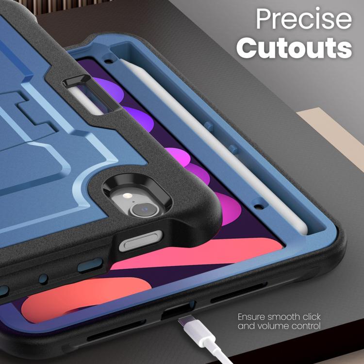 For iPad mini 2024 / mini 6 Honeycomb Stand TPE Hydric PC Tablet Case
