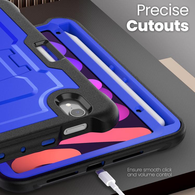 For iPad mini 2024 / mini 6 Honeycomb Stand TPE Hydric PC Tablet Case