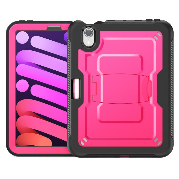 For iPad mini 2024 / mini 6 Honeycomb Stand TPE Hydric PC Tablet Case