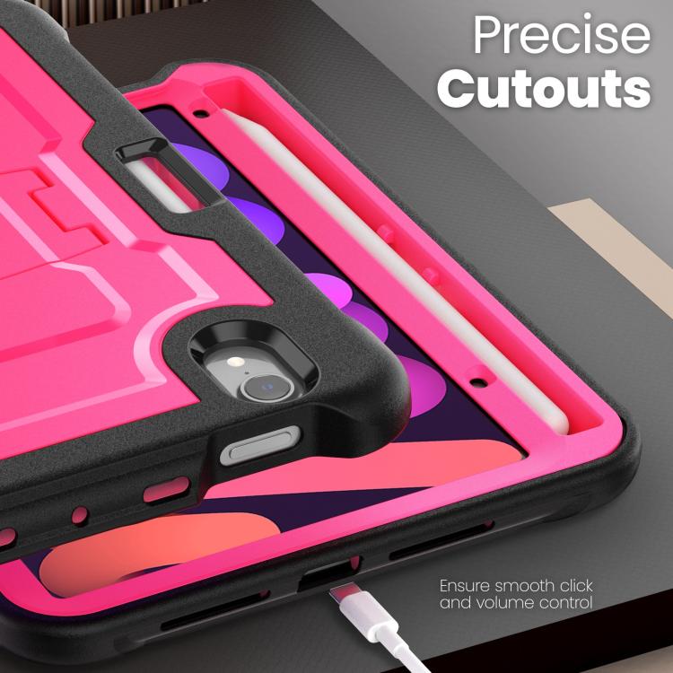 For iPad mini 2024 / mini 6 Honeycomb Stand TPE Hydric PC Tablet Case