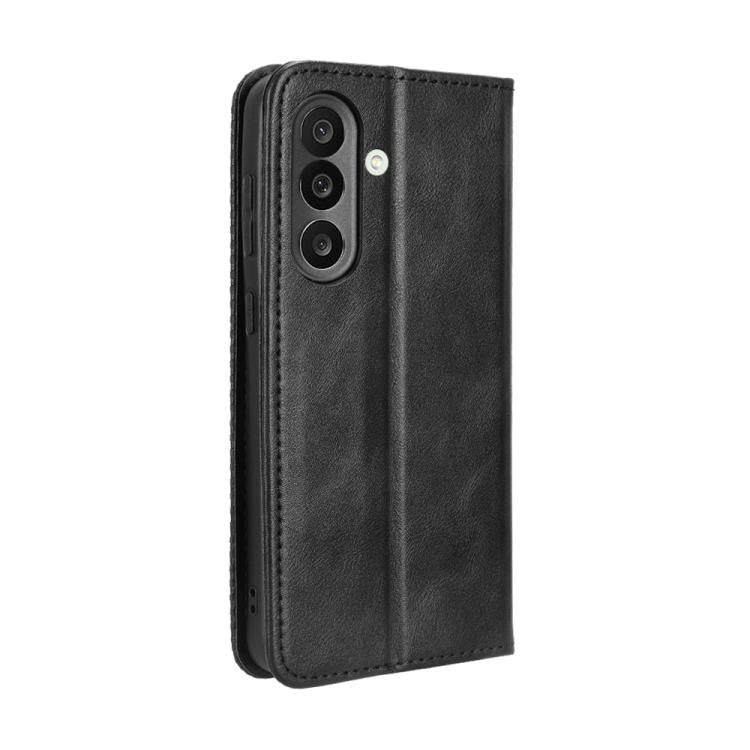 For Samsung Galaxy M56 5G Magnetic Buckle Retro Texture Leather Phone Case