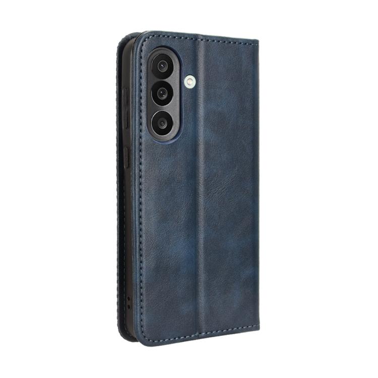 For Samsung Galaxy M56 5G Magnetic Buckle Retro Texture Leather Phone Case