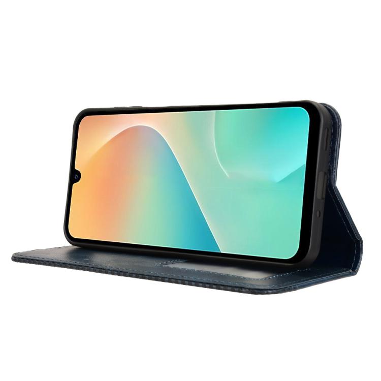 For Samsung Galaxy M36 5G Magnetic Buckle Retro Texture Leather Phone Case