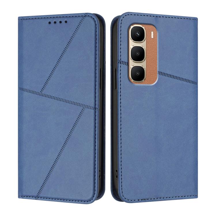 For Infinix Hot 70 5G Strong Magnetic Frosted Flip Leather Phone Case