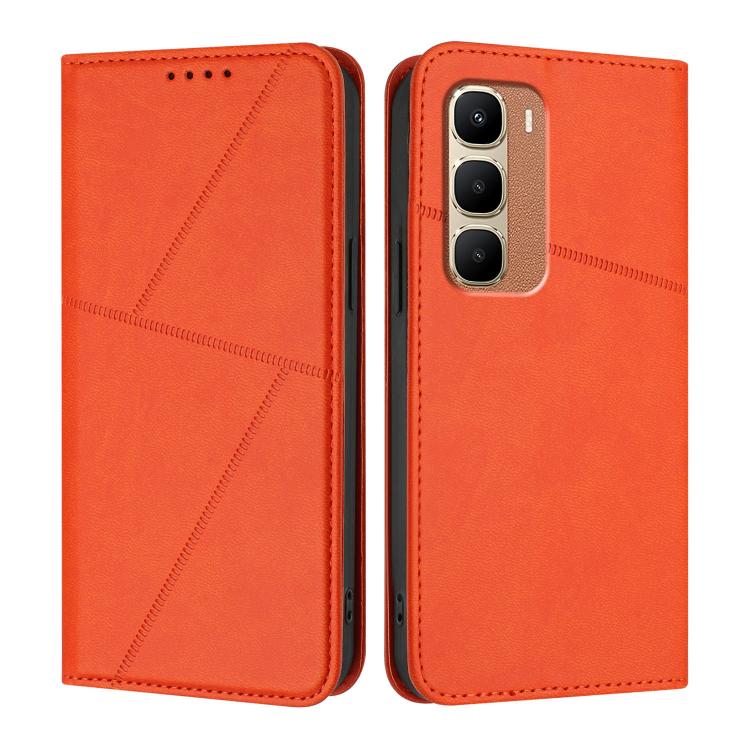 For Infinix Hot 70 5G Strong Magnetic Frosted Flip Leather Phone Case