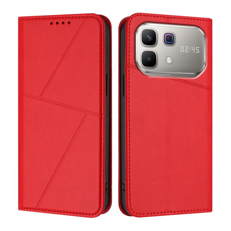 For Infinix Note 60 5G Strong Magnetic Frosted Flip Leather Phone Case