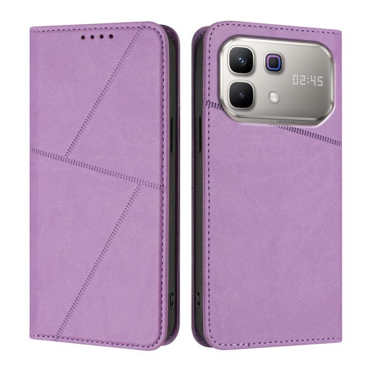 For Infinix Note 60 5G Strong Magnetic Frosted Flip Leather Phone Case