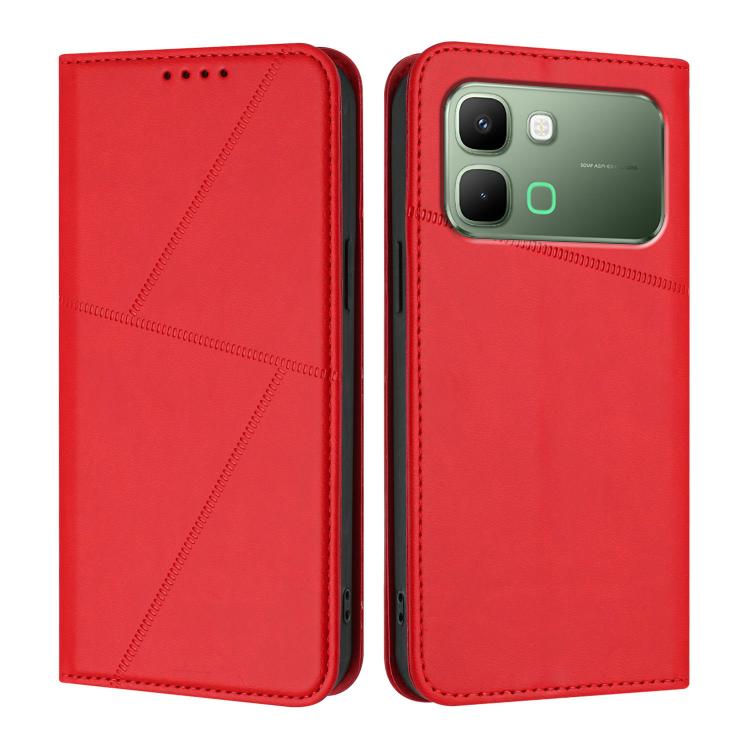 For Infinix Note Edge 5G Strong Magnetic Frosted Flip Leather Phone Case