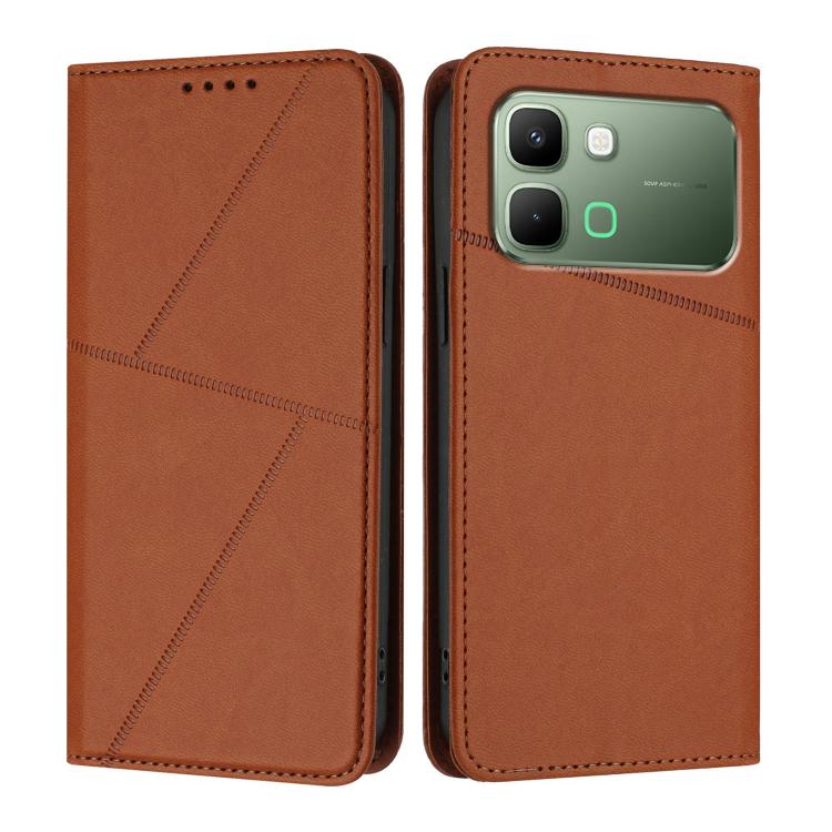 For Infinix Note Edge 5G Strong Magnetic Frosted Flip Leather Phone Case