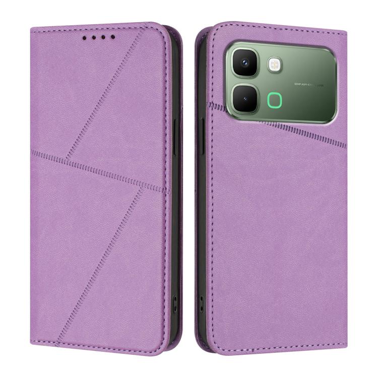 For Infinix Note Edge 5G Strong Magnetic Frosted Flip Leather Phone Case