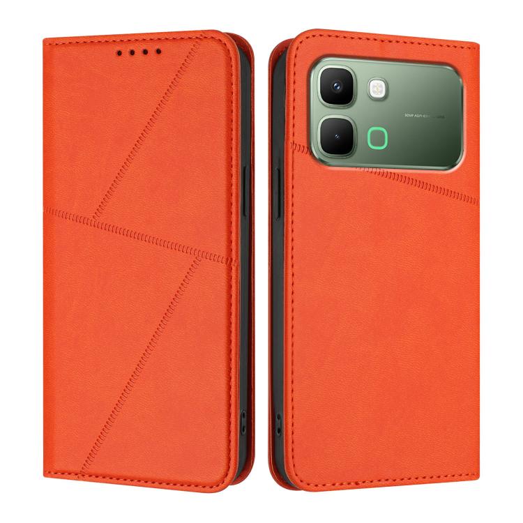 For Infinix Note Edge 5G Strong Magnetic Frosted Flip Leather Phone Case