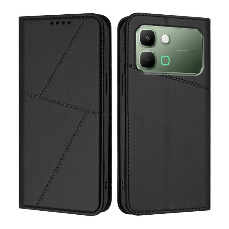 For Infinix Note Edge 5G Strong Magnetic Frosted Flip Leather Phone Case