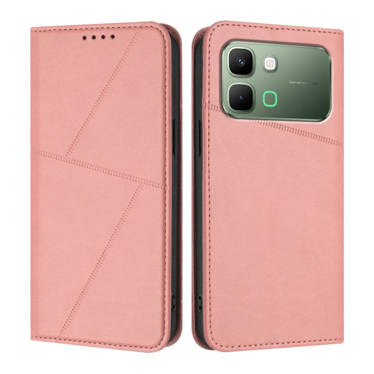 For Infinix Note Edge 5G Strong Magnetic Frosted Flip Leather Phone Case