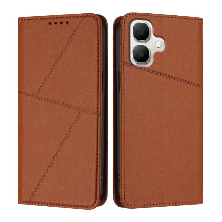 For Infinix Smart 20 4G Strong Magnetic Frosted Flip Leather Phone Case