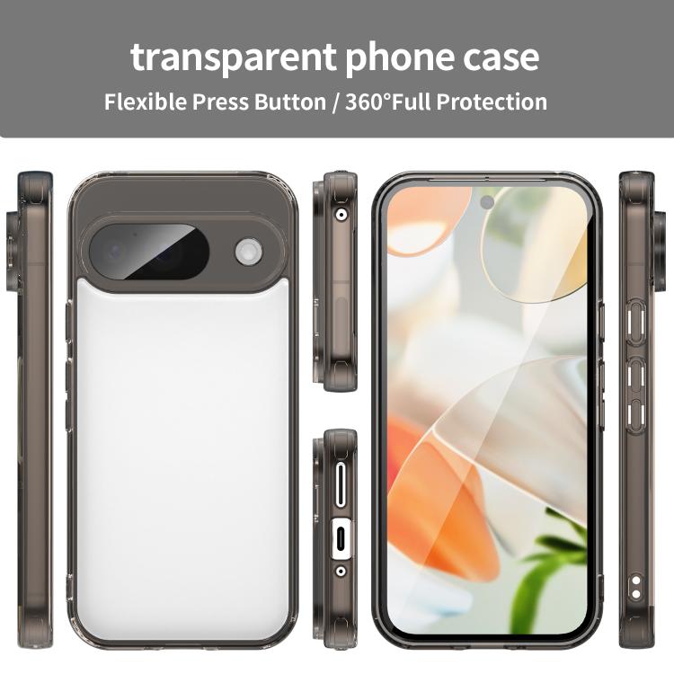 For Google Pixel 9 PC Hybrid TPU Airbag Shockproof Phone Case