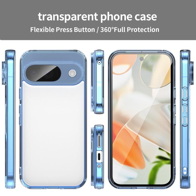 For Google Pixel 9 PC Hybrid TPU Airbag Shockproof Phone Case