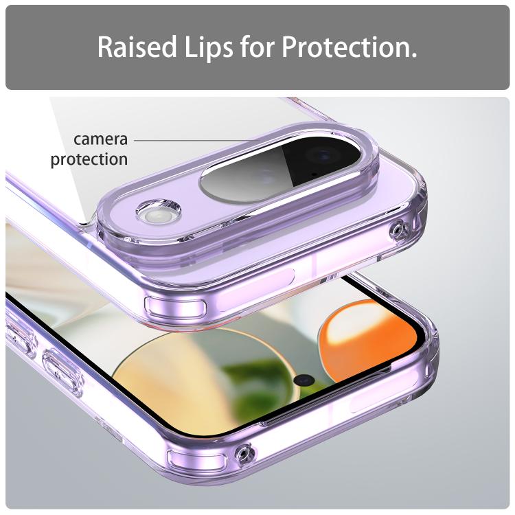 For Google Pixel 9 PC Hybrid TPU Airbag Shockproof Phone Case