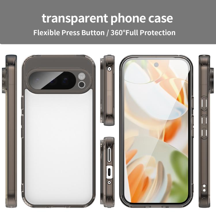 For Google Pixel 9 Pro PC Hybrid TPU Airbag Shockproof Phone Case